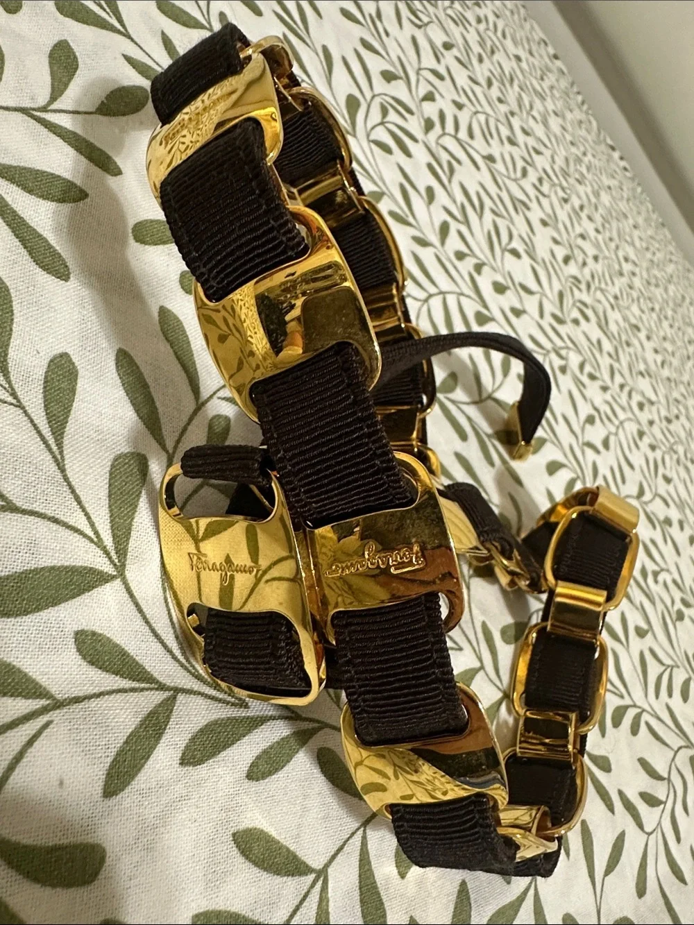 Salvatore Ferragamo elegant gold